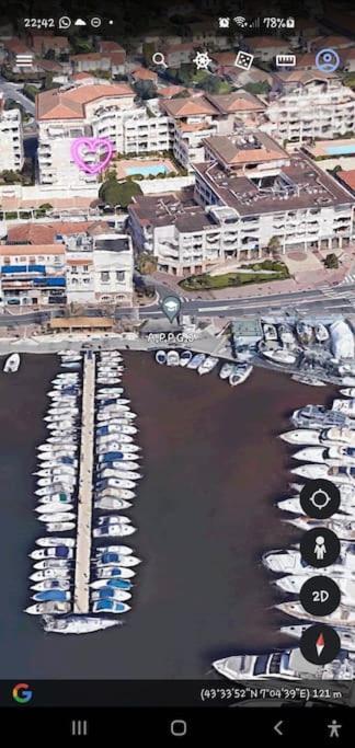 Standing Vue Mer Entre Cannes Et Antibes Golfe-Juan Εξωτερικό φωτογραφία